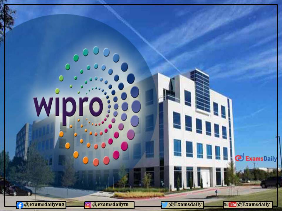 Wipro Recruitment 2022 OUT – Analytical and Execution Skill Needed!!! Apply Online!!!