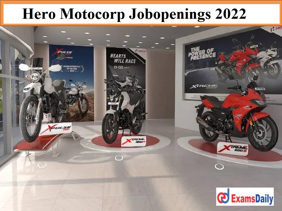 hero motocorp jobopenings 2022