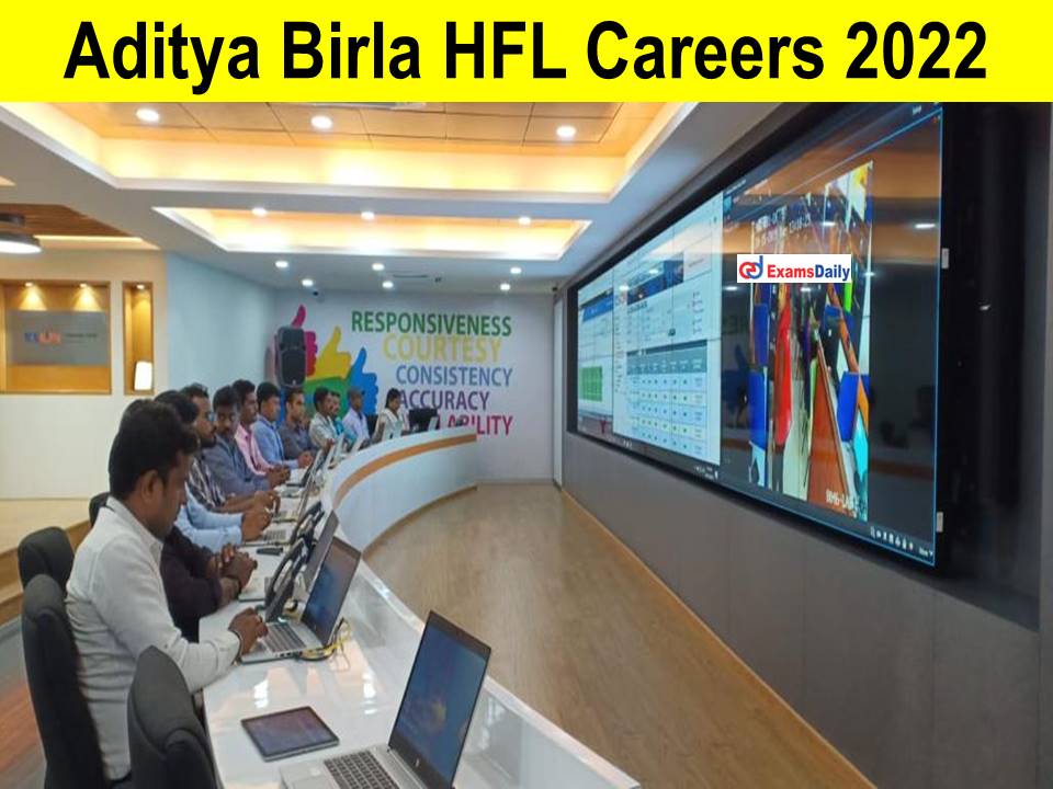Aditya Birla HFL Careers 2022