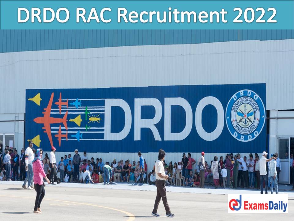 DRDO RAC Apply Online Soon.. For More Than 600 Scientist B Vacancies Check Important Updates!!!