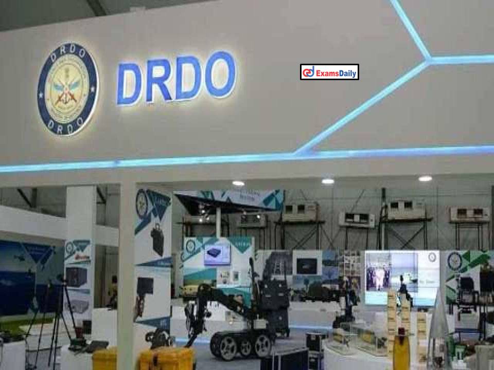 DRDO Recruitment 2022 Out