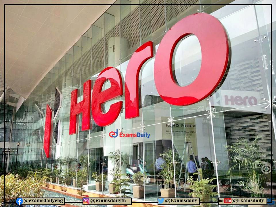 Hero Motocorp Recruitment 2022 OUT – Engineering Candidates with Manufacturing Skills Needed!!!