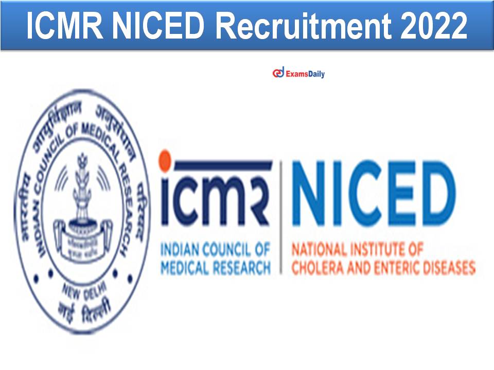 ICMR NICED Recruitment 2022