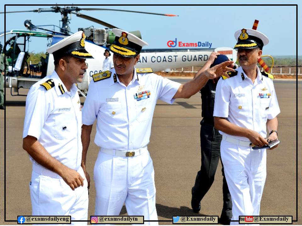 Indian Coast Guard Recruitment 2022 - Min 10th Pass Candidates Needed!!! Apply Here!!!