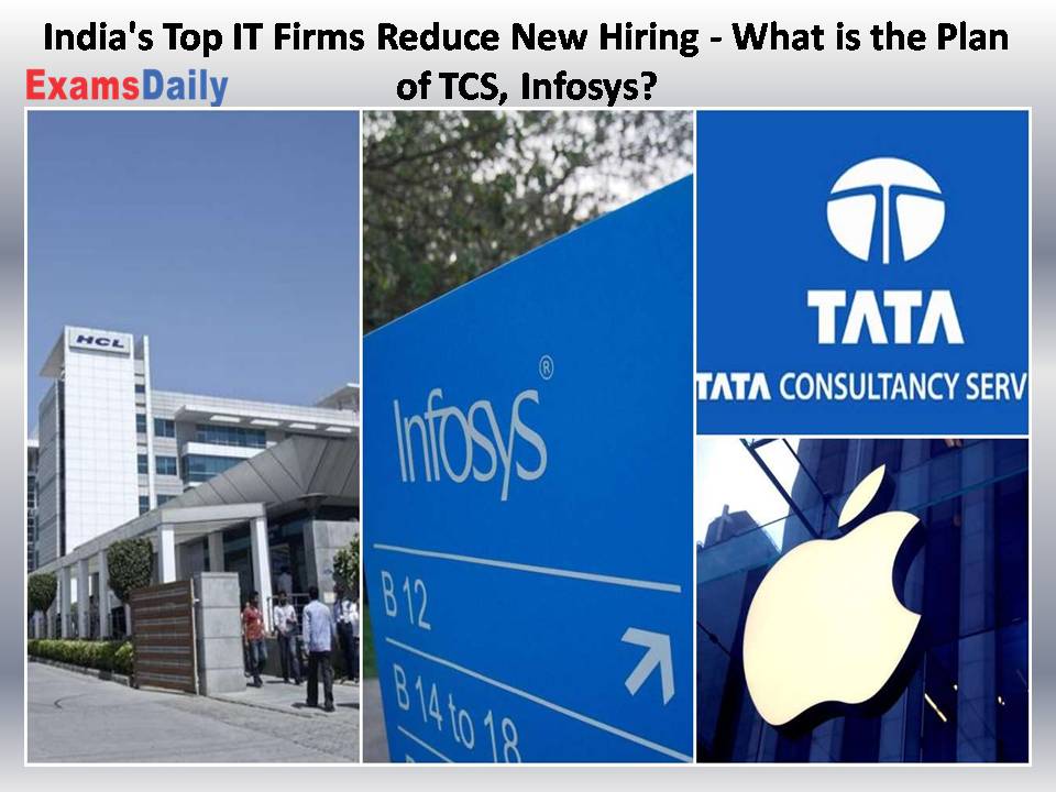 India's Top IT Firms Reduce New Hiring -