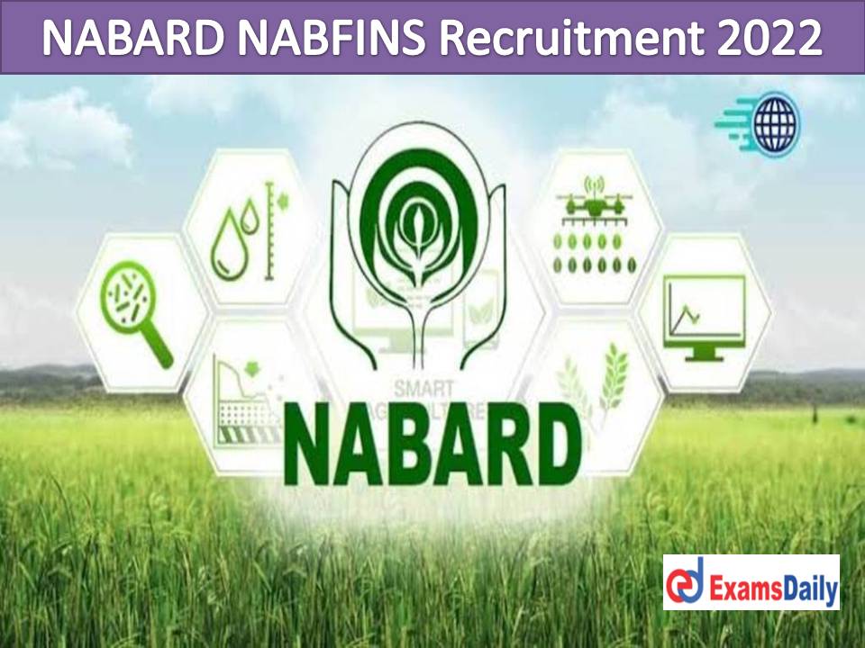 NABARD NABFINS Recruitment 2022 – Timing is Running Out within 02 days for Apply Online!!!