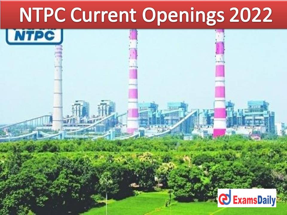NTPC Current Openings 2022 Available – Email You Bio Data NO EXAM & APPLICATION FEES!!!