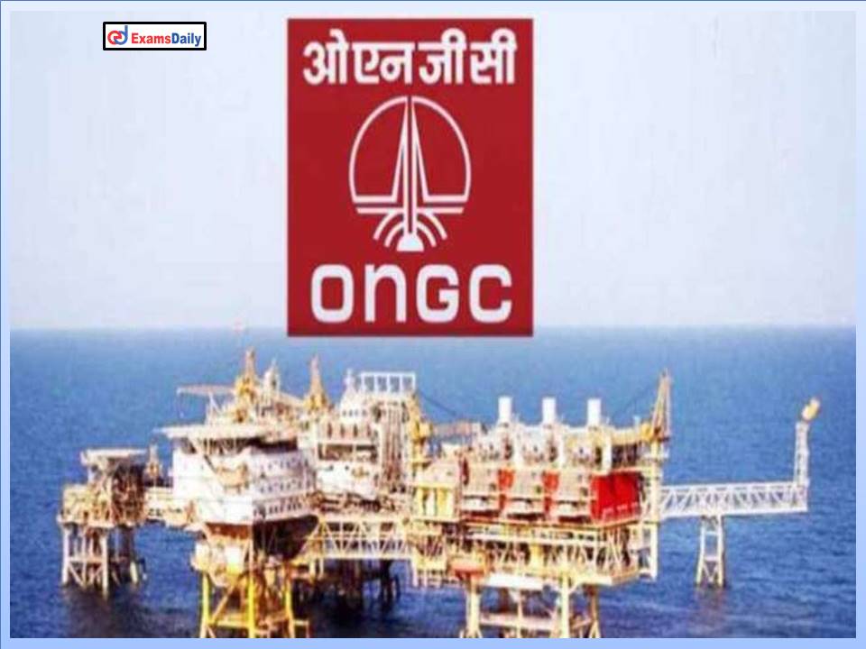 ONGC Recruitment 2022 Out