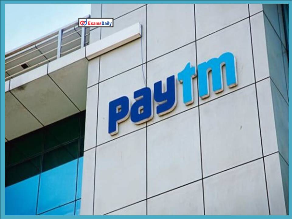 Paytm Recruitment 2022 Out