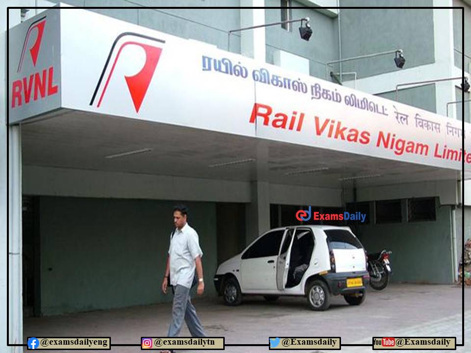 RVNL Recruitment 2022 OUT – Manager Cadre Vacancy - Apply Here without FEE!!!
