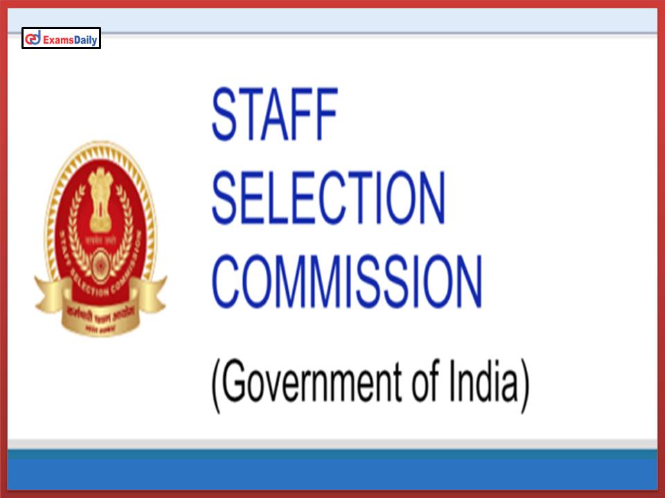 SSC Selection Posts Ladakh 2022 scheduled to be conducted along with Phase X Exam