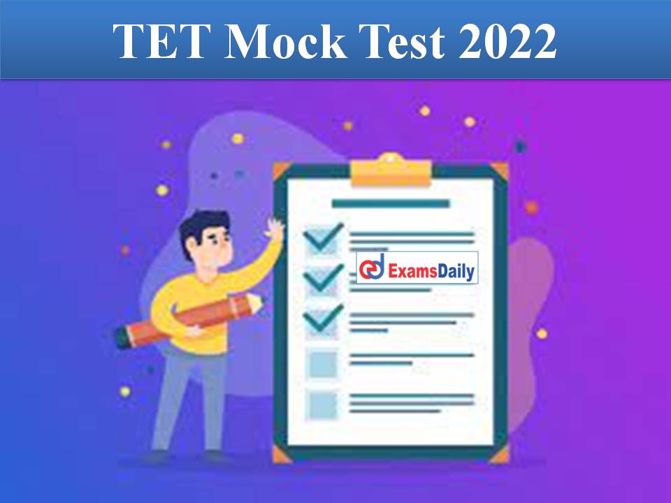 TET Mock Test 2022