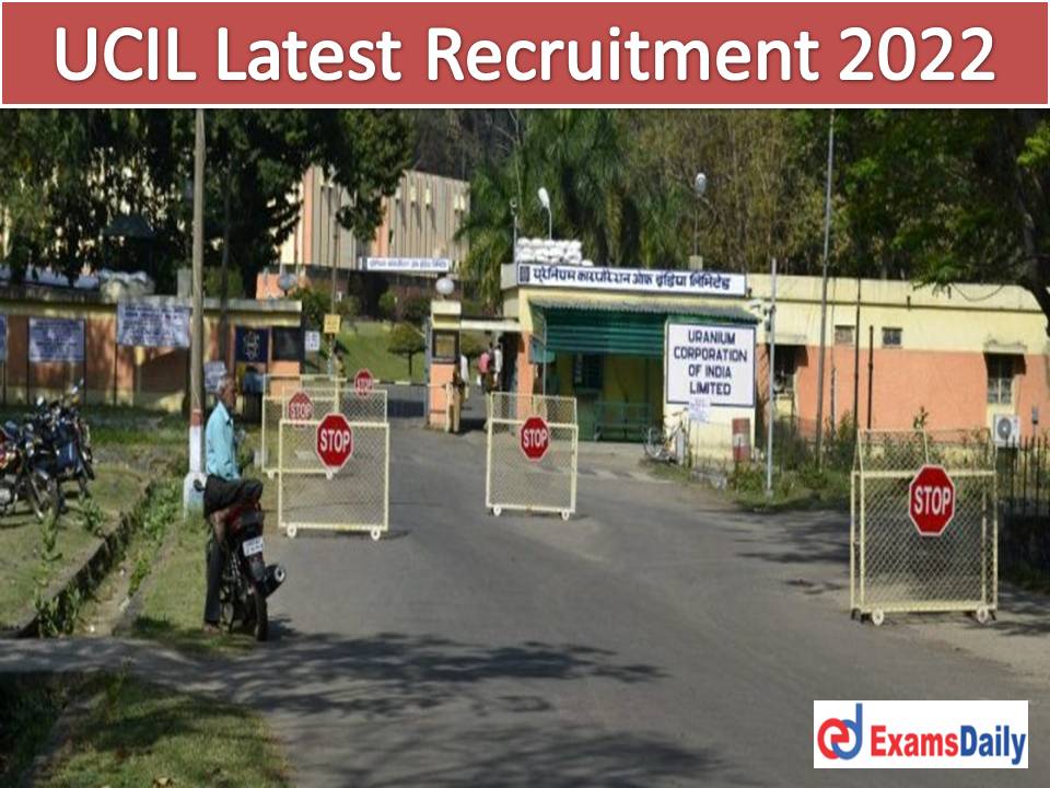 UCIL Latest Recruitment 2022 Out – Walk in Interview For Medical Officer Salary up to Rs.1,06,320 PM!!!