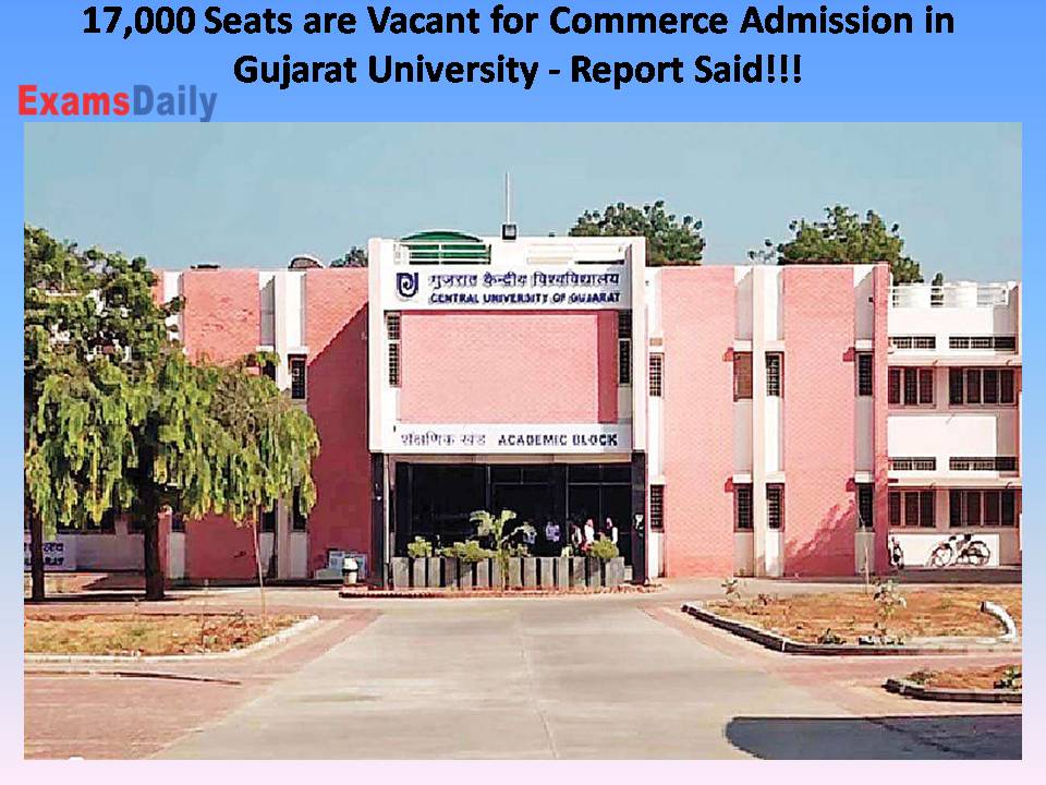 17,000 Seats are Vacant for Commerce Admission in