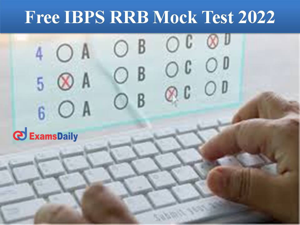 Free IBPS RRB Mock Test 2022