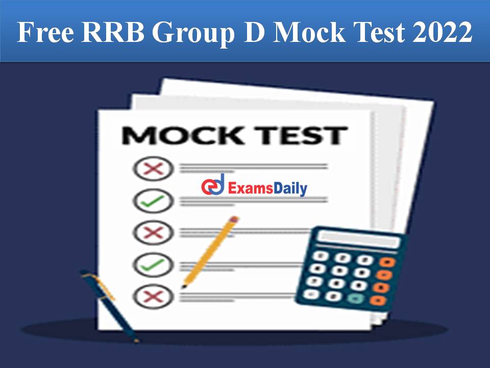 Free RRB Group D Mock Test 2022 (1)