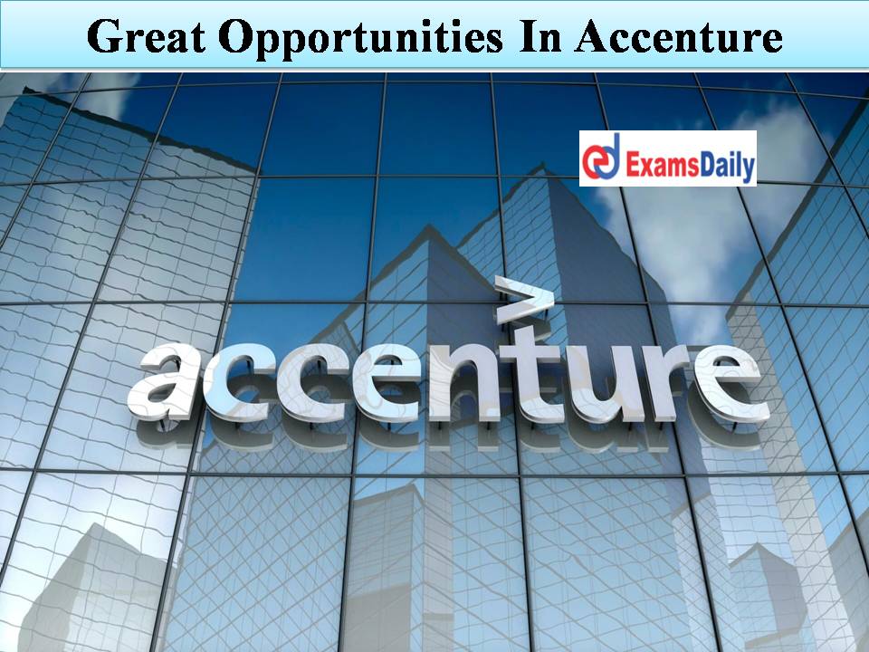 Great Opportunities In Accenture