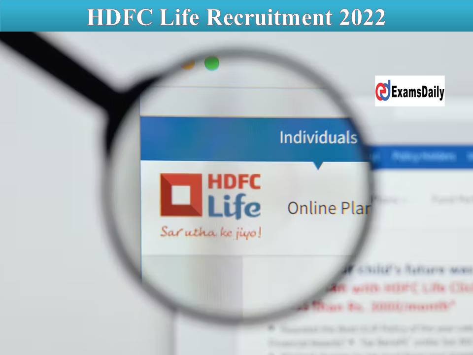 HDFC Life Recruitment 2022 (1)