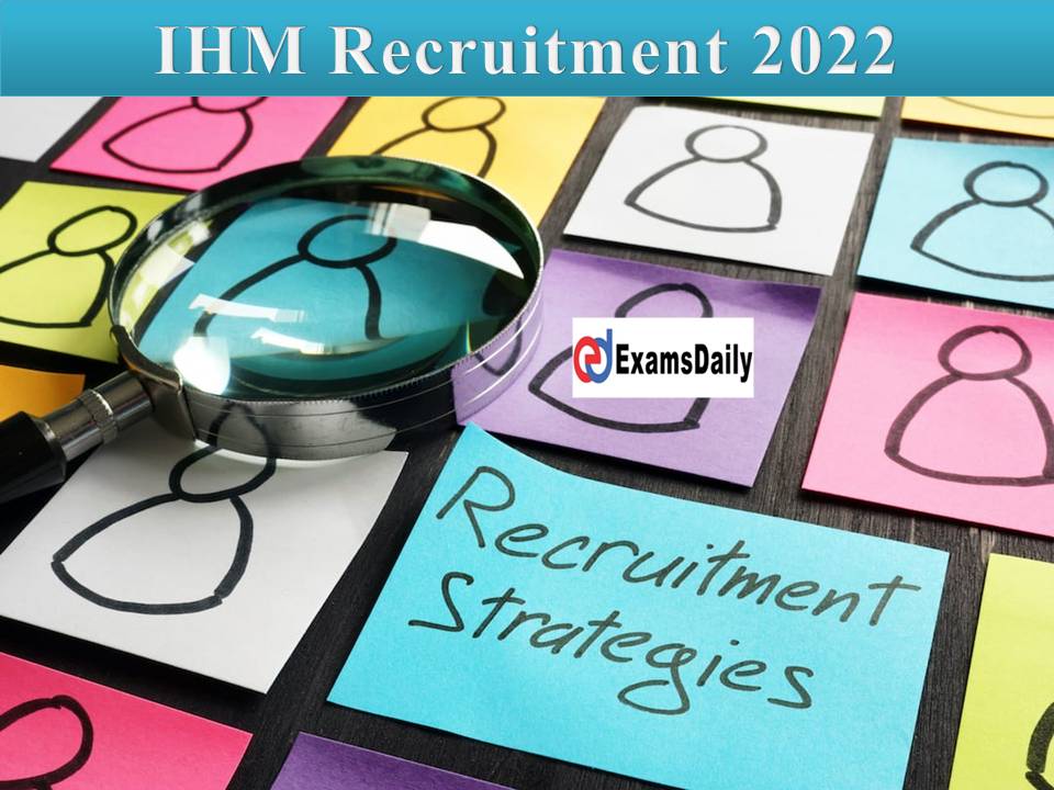 IHM Recruitment 2022 Out