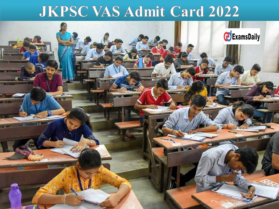JKPSC VAS Admit Card 2022