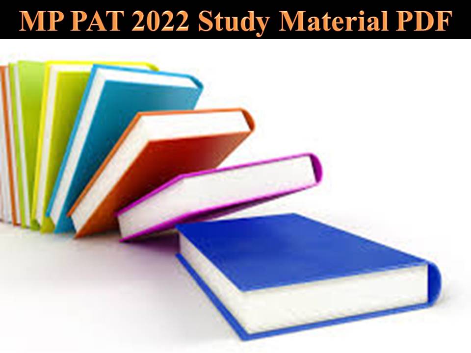 MP PAT 2022 Study Material PDF Download