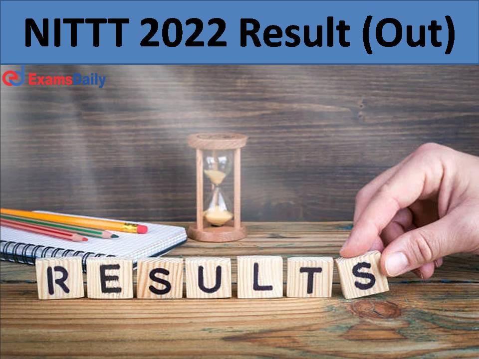 NITTT 2022 Result (Out)