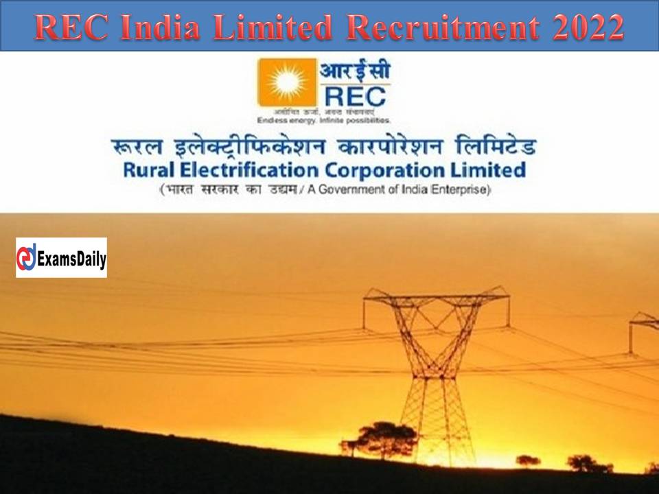 REC India Limited Recruitment 2022 (2)