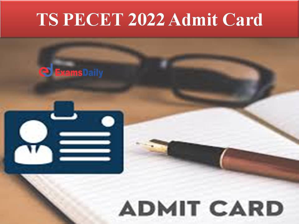 TS PECET 2022 Admit Card