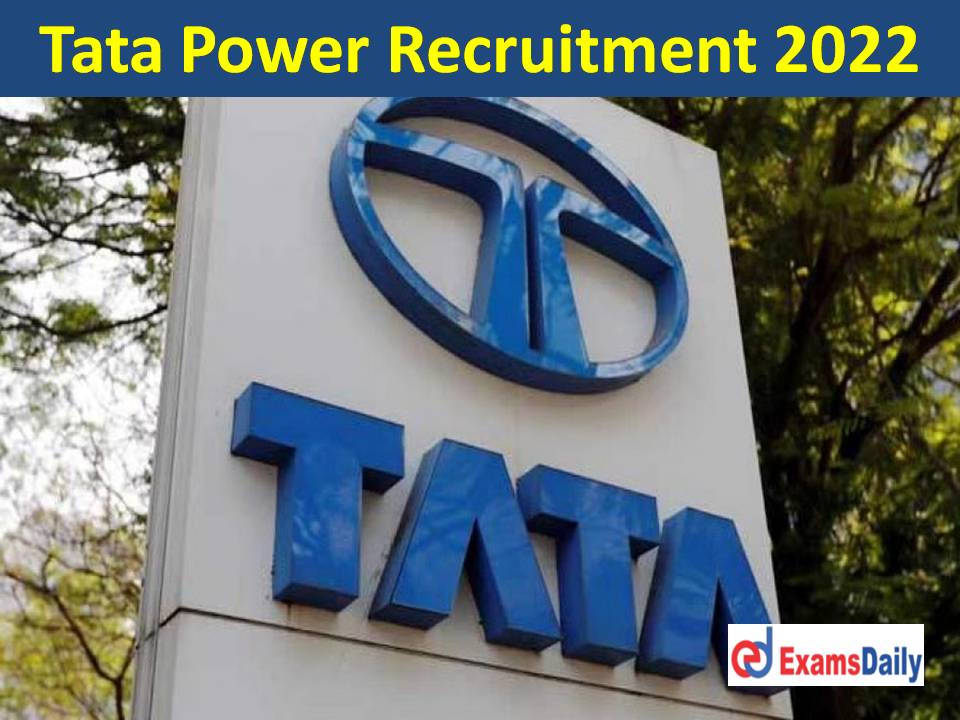 Tata Power Recruitment 2022 Announced by TCS ION – Professional Degree with NO Experience Needed!!!