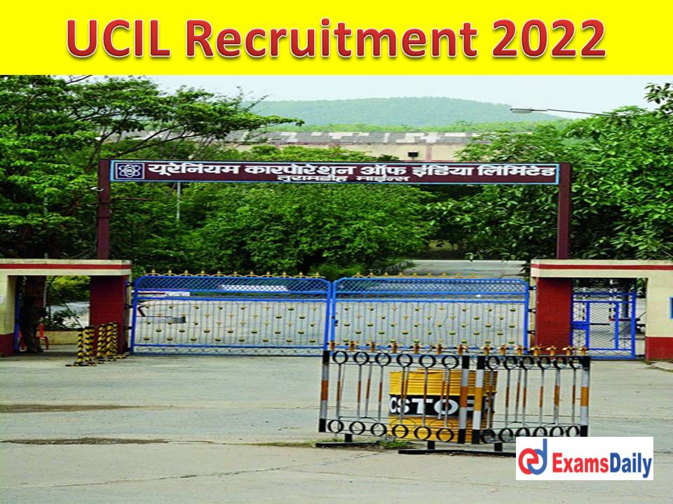 Time is Running OUT: For UCIL Recruitment 2022 Apply | Engineering Qualification Enough!!!