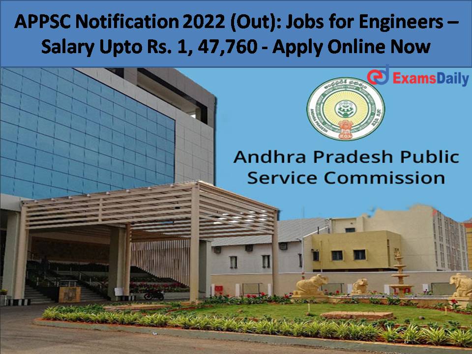 APPSC Notification 2022 (Out)
