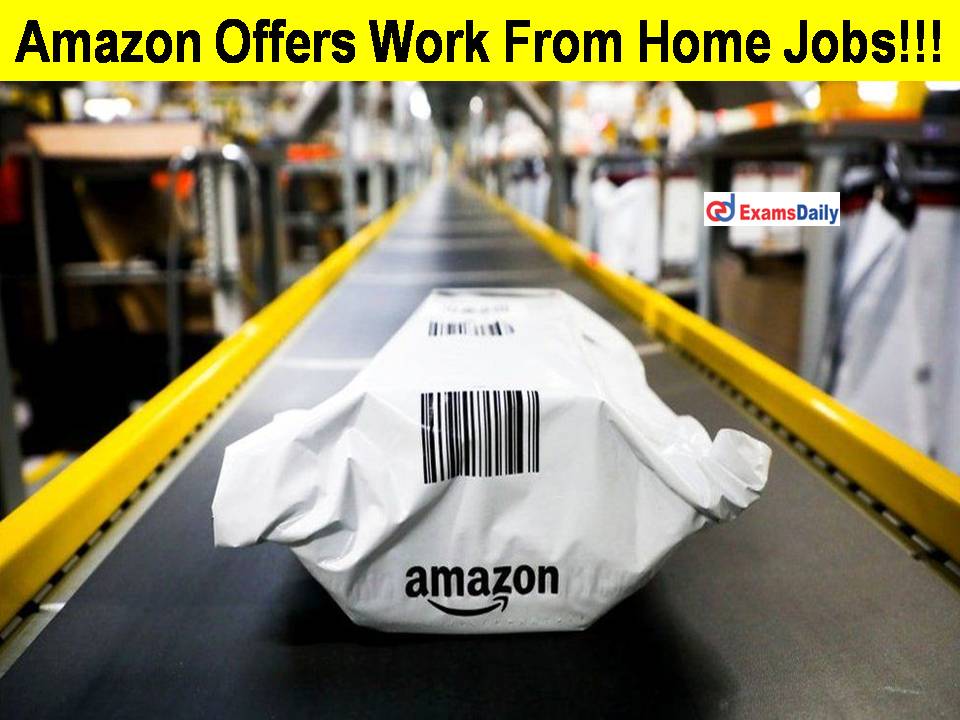 Amazon Offers Work From Home Jobs!!!