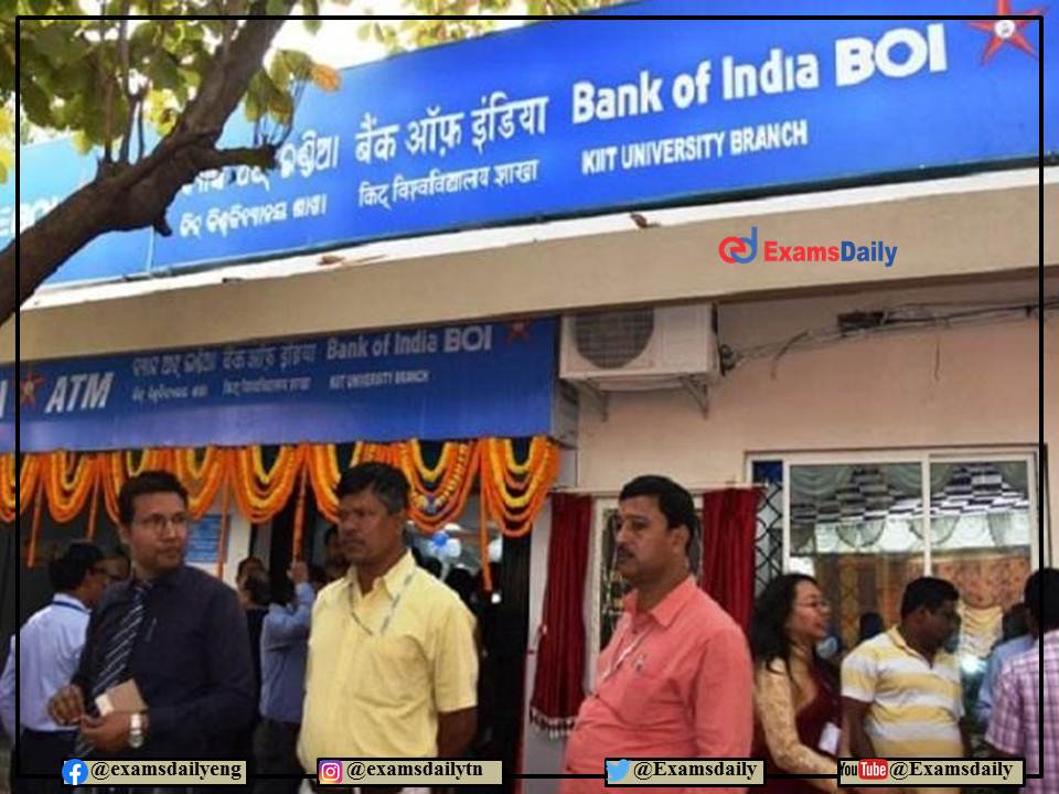 Bank of India (BOI) Recruitment 2022 Last Date - Selection via Interview!!!