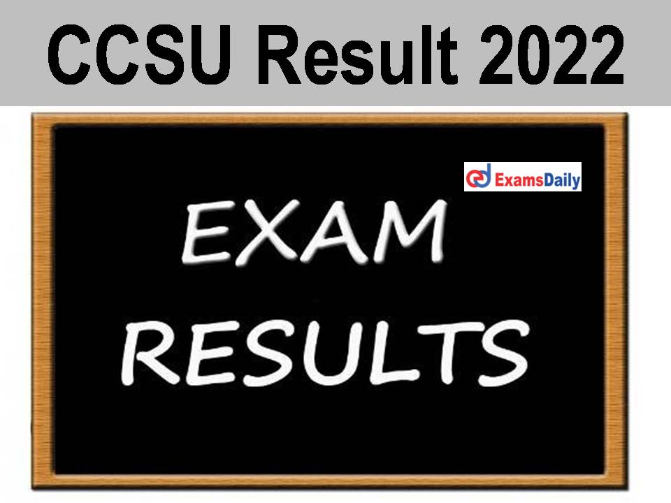 CCSU Result 2022