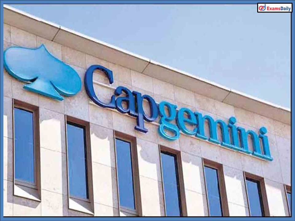Capgemini Job Offers 2022