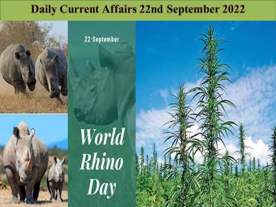 Daily Current Affairs 22nd September 2022