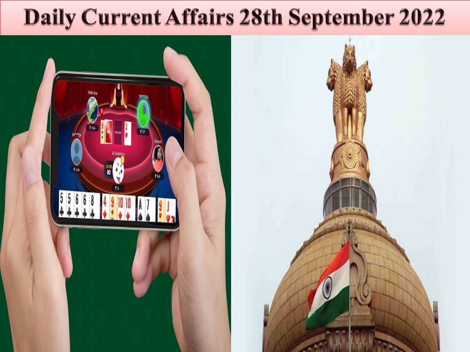 Daily Current Affairs 28th September 2022