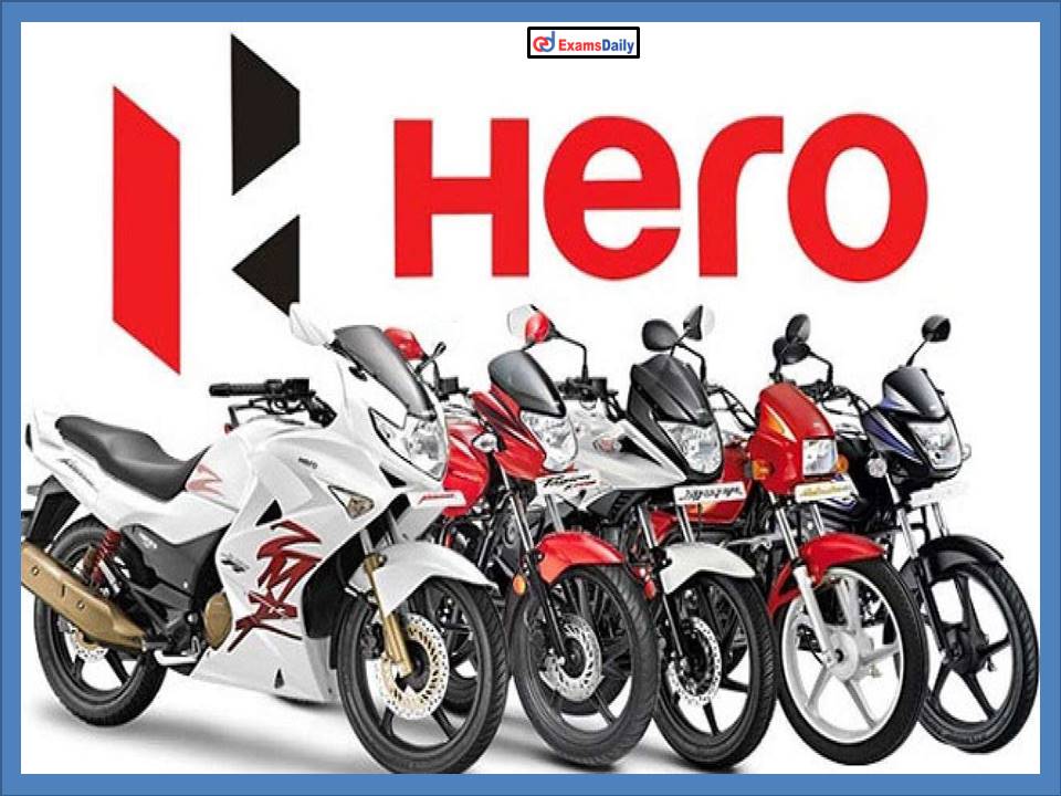 Hero Motocorp Current Openings 2022 Check Here!!!!