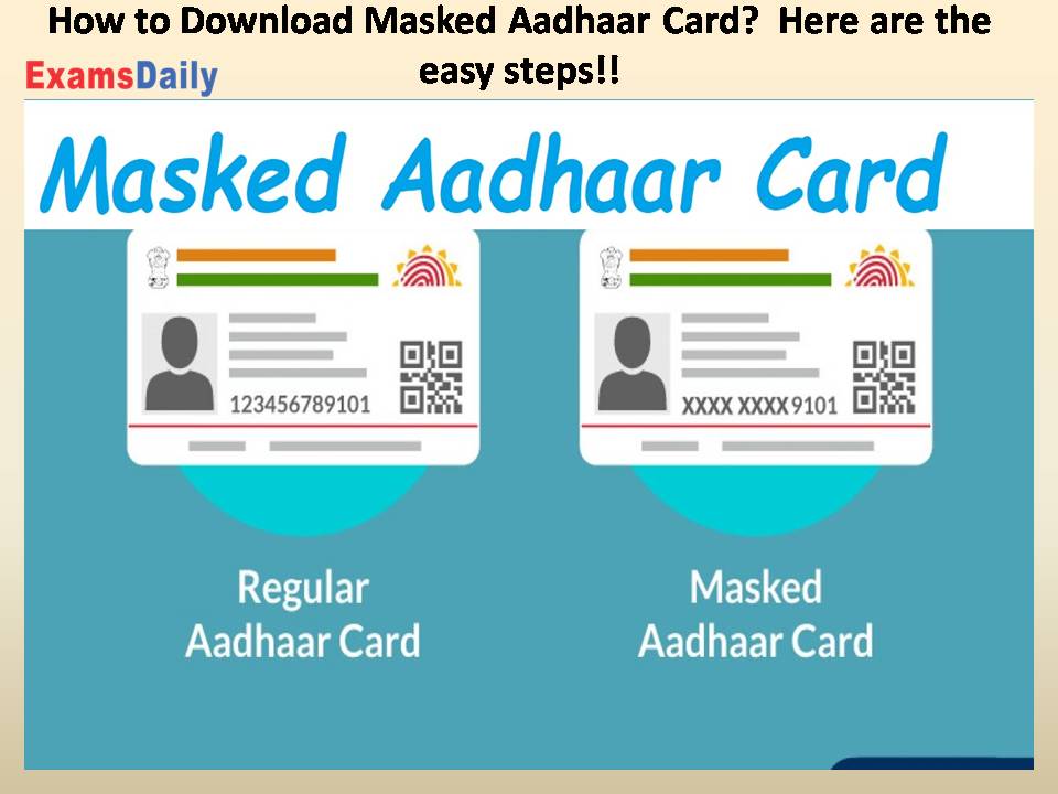 How to Download Masked Aadhaar Card
