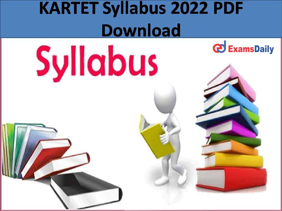 KARTET Syllabus 2022 PDF Download