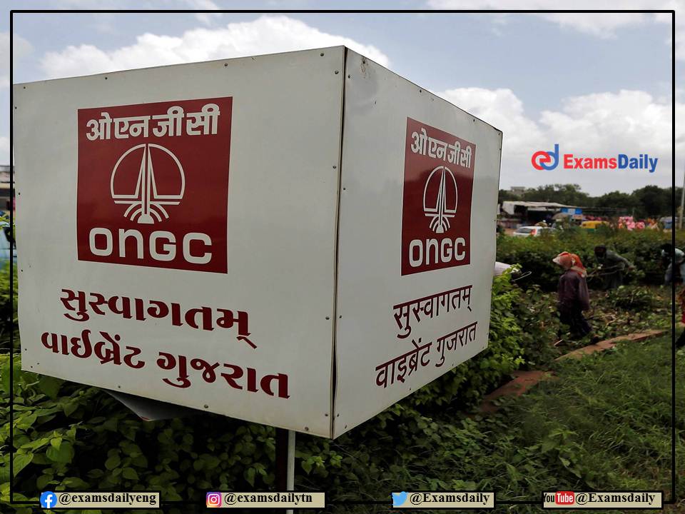 ONGC Recruitment 2022 OUT – Walk in Interview Notification Available Here!!! No FEE!!!