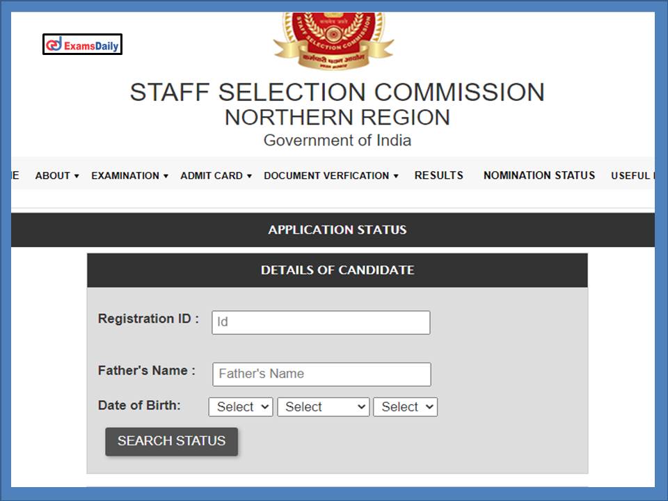 SSC JHT Admit Card 2022 Out for Various Regions