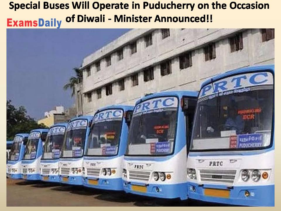 Special Buses Will Operate in Puducherry