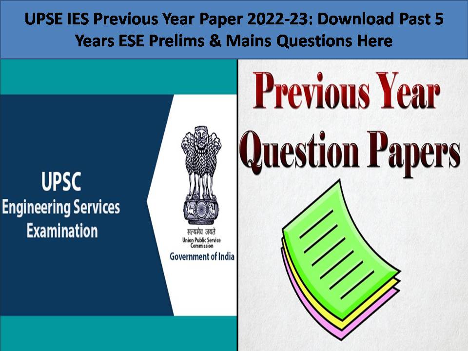 UPSE IES Previous Year Paper 2022-23