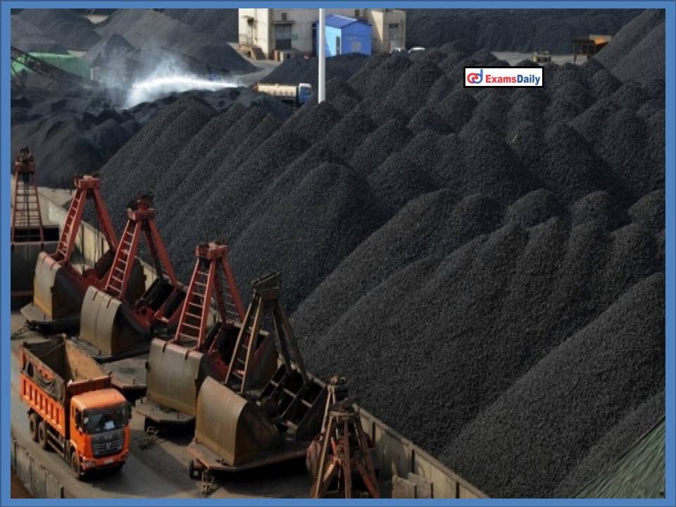 Coal India Internal Notification 2022 Out