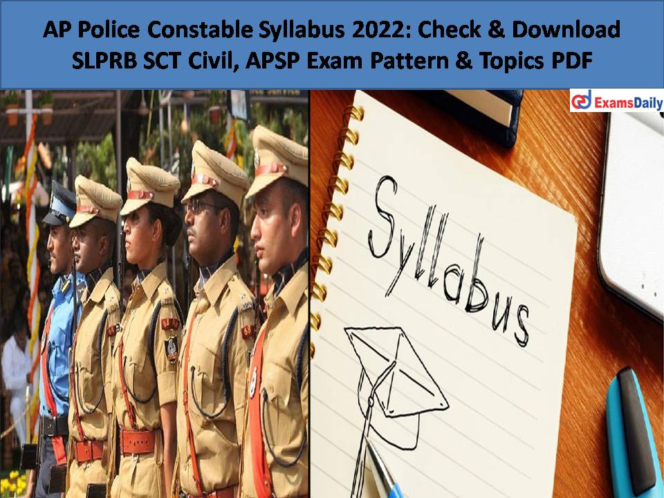 AP Police Constable Syllabus 2022