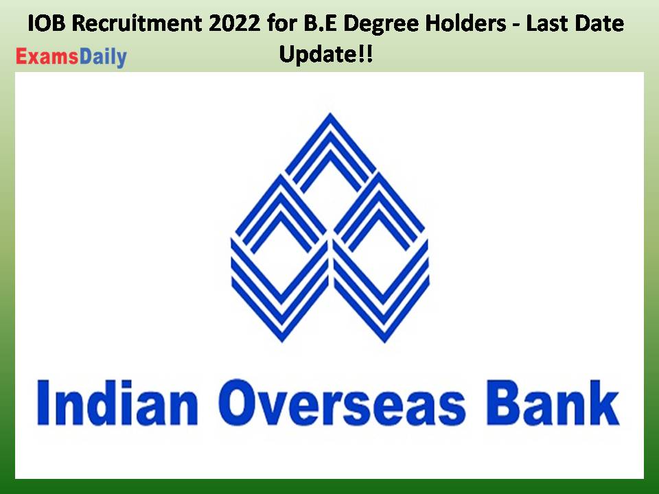 IOB Recruitment 2022 for Baroda