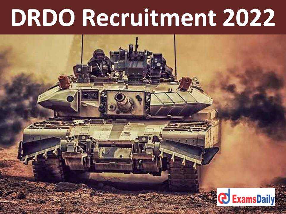 DRDO ASL Recruitment 2022 Out – Salary is Rs. 90,000/- Per Month | NO FEES!!!