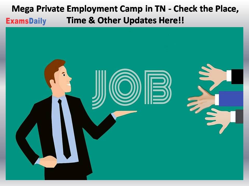 Mega Private Employment Camp in TN - Check
