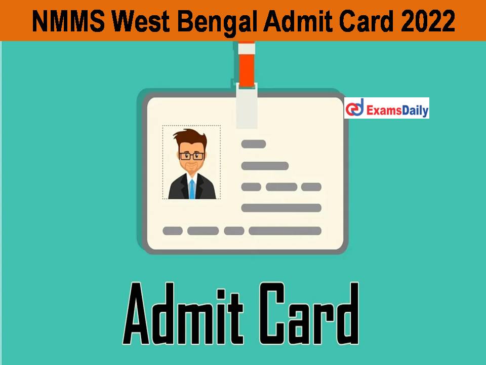 NMMS West Bengal Admit Card 2022